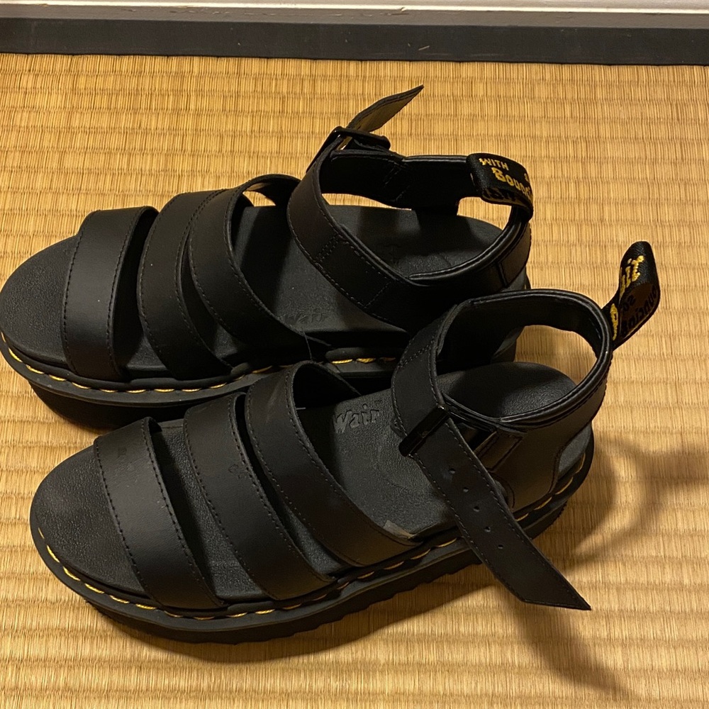 Dr. Martens Black Sandals